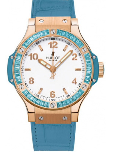 Hublot Big Bang Quartz Gold Tutti Frutti 38mm 361.pl.2010.lr.190 - Click Image to Close